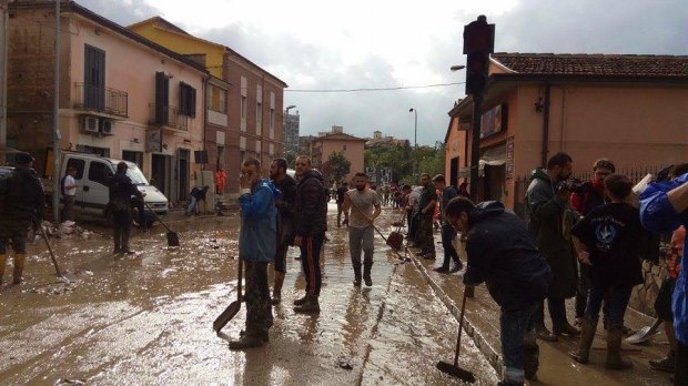 Nubifragio nel Sannio - via Ponticelli