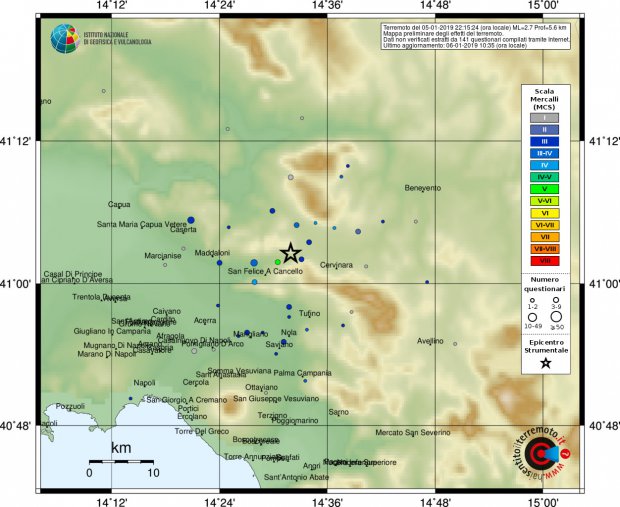 Terremoto Forchia