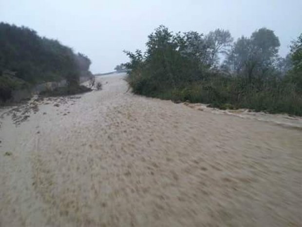 Nubifragio a Benevento. Circello, esondazione del torrente Tammaro