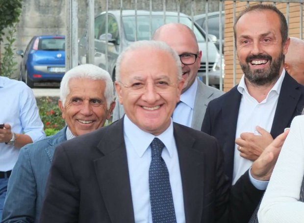 Il presidente della Regione Campania, Vincenzo De Luca