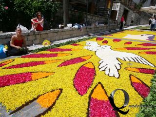 L'infiorata del Corpus Domini a Cusano Mutri