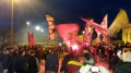 I tifosi dinanzi al Vigorito align=